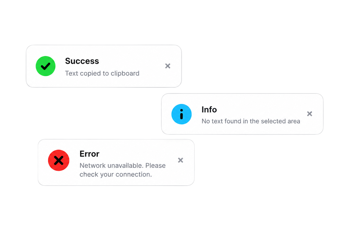 Notifications Interface