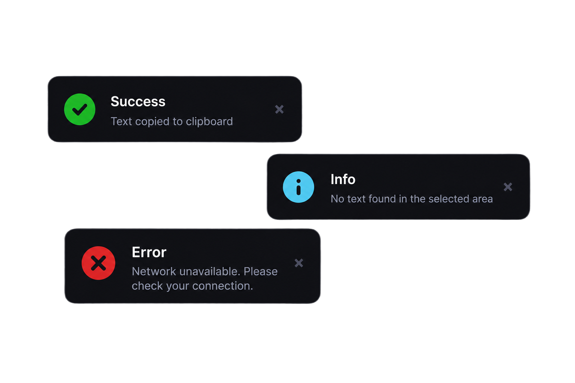 Notifications Interface